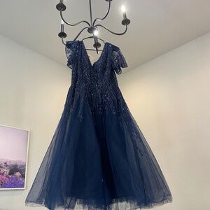 Mac Duggar Beaded Fit and flare